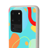 Biodegradable Phone Case - Aqua Life in Colour